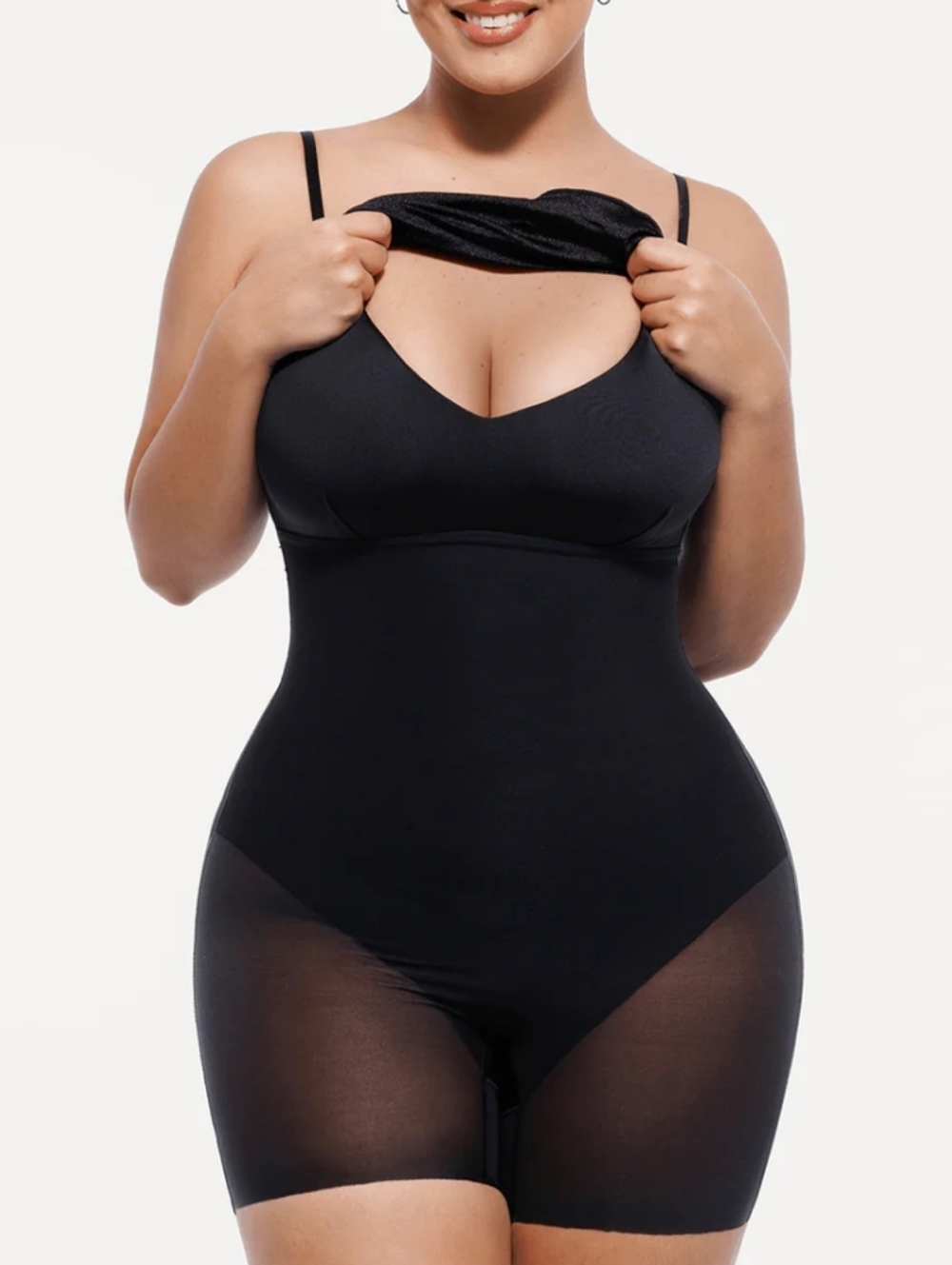 Popilush Shapewear Cocktail Bra Tummy Control Mini Dress - XS - Picture 4 of 11